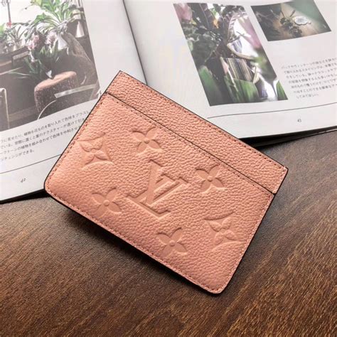 lv card holder pink|louis vuitton gift card holder.